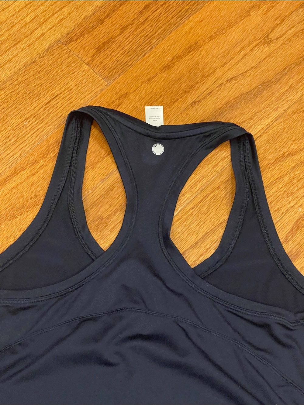 Yogalicious Navy Blue Athletic Workout Racerback Tank Top Small - Picture 3 of 4